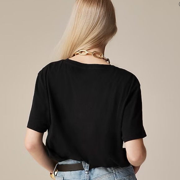 J crew black Vintage jersey classic-fit crewneck T-shirt - Picture 2 of 3